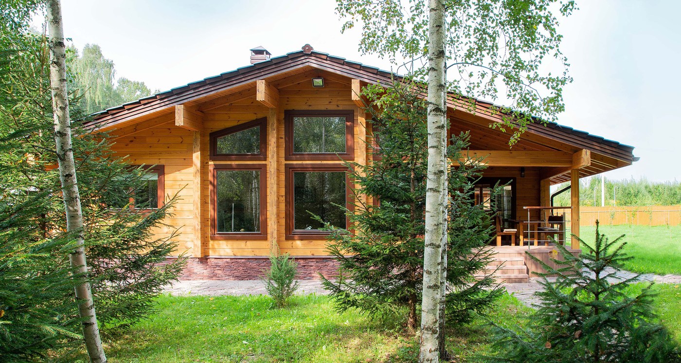 Blockhaus aus Naturholz in Heidelberg